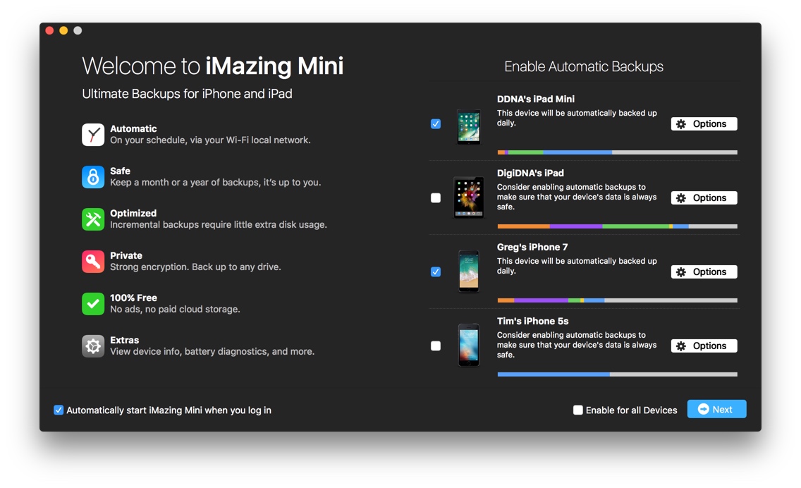 iMazing Mini Allows Users to Wirelessly Backup Their iOS Devices to Their Mac iMazing Mini Allows Users to Wirelessly Backup Their iOS Devices to Their Mac